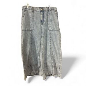 SHEIN Denim Wide-Leg Jeans size 1XL